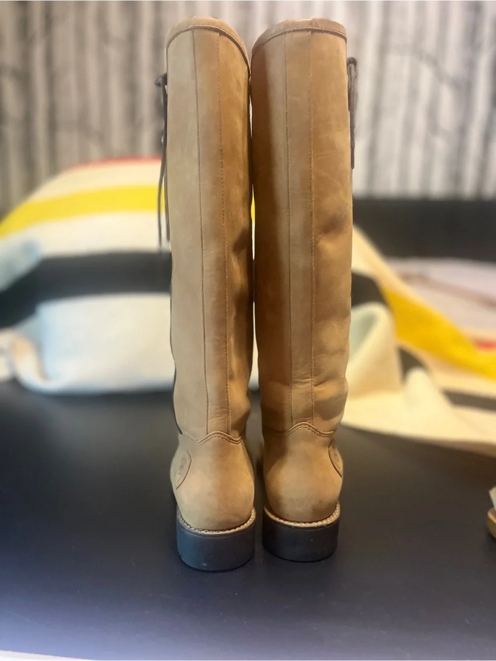 Ariat Tall Leather Boots - Tan